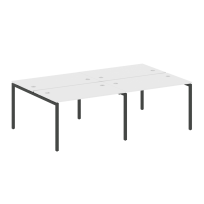Metal System Quattro Р. ст. на 4 раб. места на П-образном м/к 40БП.СМ-4.2 Акация/Антрацит металл 2400*1475*750 Metal System Quattro Р. ст. на 4 раб. места на П-образном м/к 40БП.СМ-4.2 Акация/Антрацит металл 2400*1475*750