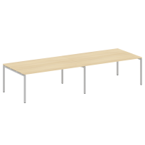 Metal System Quattro Перег. стол (2 столешницы) на П-образном м/к 40БП.ПРГ-2.5 Акация/Антрацит металл 3600*1235*750 Metal System Quattro Перег. стол (2 столешницы) на П-образном м/к 40БП.ПРГ-2.5 Акация/Антрацит металл 3600*1235*750