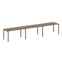 Metal System Р. ст. на 3 раб. места на П-образном м/к БП.СМ-3.3 Акация/Антрацит металл 4200*720*750 Metal System Р. ст. на 3 раб. места на П-образном м/к БП.СМ-3.3 Акация/Антрацит металл 4200*720*750
