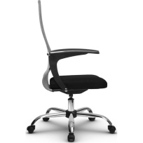 Кресло офисное Metta  SU-CM-8P (SU-СU160-8P) CH / Красный – Красный