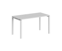 Стол офисный Sigma / 1200×700×750 / Металл: 60×30 Белый; Столешница: Дуб темный / SG.204.OD.63.WH Стол офисный Sigma / 1200×700×750 / Металл: 60×30 Белый; Столешница: Дуб темный / SG.204.OD.63.WH