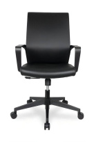 Кресло офисное College CLG-427 LBN-B Black Кожа PU Черный / Крестовина пластик Кресло офисное College CLG-427 LBN-B Black Кожа PU Черный / Крестовина пластик