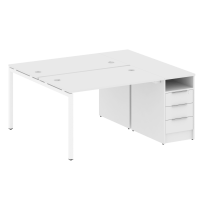 Metal System Quattro Р. ст. с тумбой на П-образном м/к 40БП.РС-СТП-2.2 Акация/Антрацит металл 1612*1475*750 Metal System Quattro Р. ст. с тумбой на П-образном м/к 40БП.РС-СТП-2.2 Акация/Антрацит металл 1612*1475*750