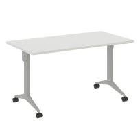 X-Pull Стол складной мобильный X.M-3.7 Тиквуд тёмный/Белый металл 1380×720×753