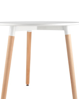 Стол Eames DST круглый белый Стол Eames DST круглый белый