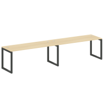 Metal System Quattro Р. ст. на 2 раб. места на О-образном м/к 50БО.СМ-2.5 Акация/Антрацит металл 3600*720*750 Metal System Quattro Р. ст. на 2 раб. места на О-образном м/к 50БО.СМ-2.5 Акация/Антрацит металл 3600*720*750