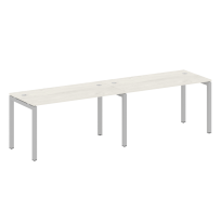 Metal System Quattro Р. ст. на 2 раб. места на П-образном м/к 50БП.СМ-2.3 Акация/Антрацит металл 2800*720*750 Metal System Quattro Р. ст. на 2 раб. места на П-образном м/к 50БП.СМ-2.3 Акация/Антрацит металл 2800*720*750