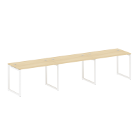 Metal System Quattro Р. ст. на 3 раб. места на О-образном м/к 40БО.СМ-3.2 Акация/Антрацит металл 3600*720*750 Metal System Quattro Р. ст. на 3 раб. места на О-образном м/к 40БО.СМ-3.2 Акация/Антрацит металл 3600*720*750