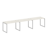 Metal System Quattro Р. ст. на 3 раб. места на О-образном м/к 40БО.СМ-3.2 Акация/Антрацит металл 3600*720*750 Metal System Quattro Р. ст. на 3 раб. места на О-образном м/к 40БО.СМ-3.2 Акация/Антрацит металл 3600*720*750