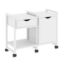 Loft Тумба на колесных опорах наборная. Вариант №3 VR.L-TN-3.K Тиквуд тёмный/Чёрный металл 970×460×767 Loft Тумба на колесных опорах наборная. Вариант №3 VR.L-TN-3.K Тиквуд тёмный/Чёрный металл 970×460×767