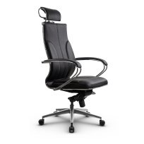 Кресло для руководителя Метта L 2c 46/K_17839_Кожа перфорированная NewLeather - Черный_Кожа перфорированная NewLeather - Черный Кресло для руководителя Метта L 2c 46/K_17839_Кожа перфорированная NewLeather - Черный_Кожа перфорированная NewLeather - Черный