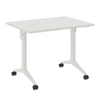X-Pull Стол складной мобильный X.M-1.7 Тиквуд тёмный/Белый металл 980×720×753
