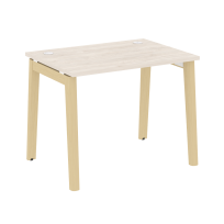 Onix Wood Стол офисный OW.SP-1.7 Дуб мали/Дуб светлый/Белый металл 980×720×750