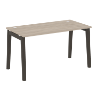 Onix Wood Стол офисный OW.SP-3.7 Дуб мали/Дуб светлый/Белый металл 1380×720×750 Onix Wood Стол офисный OW.SP-3.7 Дуб мали/Дуб светлый/Белый металл 1380×720×750
