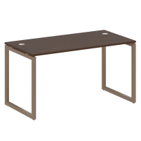 Metal System Quattro Стол офисный на О-образном м/к 40БО.СП-3 Вяз/Мокко металл 1400×720×750 Metal System Quattro Стол офисный на О-образном м/к 40БО.СП-3 Вяз/Мокко металл 1400×720×750