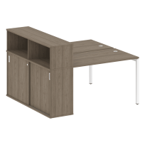 Metal System Quattro Р. ст. с шкафом-купе на П-образном м/к 40БП.РС-СШК-2.2 Т Акация/Антрацит металл 1610*1475*1098 Metal System Quattro Р. ст. с шкафом-купе на П-образном м/к 40БП.РС-СШК-2.2 Т Акация/Антрацит металл 1610*1475*1098
