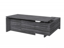 Стол для руководителя с опорной тумбой левый Festus FI-121L.DD / Фурнитура INOX / Орех пацифик табак Стол для руководителя с опорной тумбой левый Festus FI-121L.DD / Фурнитура INOX / Орех пацифик табак
