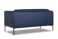 Диван офисный двухместный Savoy Euroforma / Экокожа Euroline 980 / Серо-синяя / 1530×800×720 Диван офисный двухместный Savoy Euroforma / Экокожа Euroline 980 / Серо-синяя / 1530×800×720