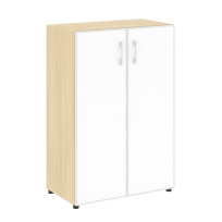 Шкаф LT.ST-2.4 R white Yalta / Дуб Мали – Стекло White 800×450×1195