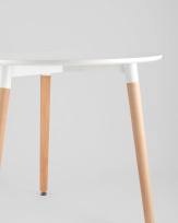 Стол круглый EAMES DST NEW D80 белый Стол круглый EAMES DST NEW D80 белый