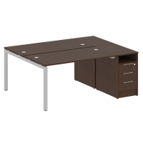 Metal System Quattro Р. ст. с тумбой на П-образном м/к 50БП.РС-СТП-2.3 Акация/Антрацит металл 1812*1475*750 Metal System Quattro Р. ст. с тумбой на П-образном м/к 50БП.РС-СТП-2.3 Акация/Антрацит металл 1812*1475*750