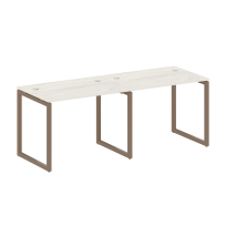 Metal System Quattro Р. ст. на 2 раб. места на О-образном м/к 40БО.СМ-2.1 Акация/Антрацит металл 2000*720*750 Metal System Quattro Р. ст. на 2 раб. места на О-образном м/к 40БО.СМ-2.1 Акация/Антрацит металл 2000*720*750