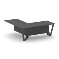 Проходной угловой модуль левый Steel Meet KD-PR.B.SPPOU-20(L) / Тиквуд Светлый – Металл Антрацит / 2000×2000×750 Проходной угловой модуль левый Steel Meet KD-PR.B.SPPOU-20(L) / Тиквуд Светлый – Металл Антрацит / 2000×2000×750
