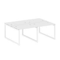 Metal System Quattro Р. ст. на 4 раб. места на О-образном м/к 50БО.СМ-4.1 Акация/Антрацит металл 2000*1475*750