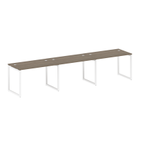 Metal System Quattro Р. ст. на 3 раб. места на О-образном м/к 40БО.СМ-3.2 Акация/Антрацит металл 3600*720*750 Metal System Quattro Р. ст. на 3 раб. места на О-образном м/к 40БО.СМ-3.2 Акация/Антрацит металл 3600*720*750