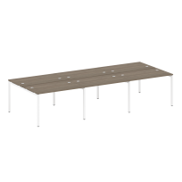 Metal System Quattro Р. ст. на 6 раб. места на П-образном м/к 40БП.СМ-6.2 Акация/Антрацит металл 3600*1475*750 Metal System Quattro Р. ст. на 6 раб. места на П-образном м/к 40БП.СМ-6.2 Акация/Антрацит металл 3600*1475*750