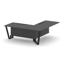 Проходной угловой модуль правый Steel Meet KD-PR.B.SPPOU-20(R) / Тиквуд Светлый – Металл Черный / 2000×2000×750 Проходной угловой модуль правый Steel Meet KD-PR.B.SPPOU-20(R) / Тиквуд Светлый – Металл Черный / 2000×2000×750
