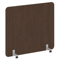 R-line Перегородка на металлических опорах, на роликах DP.R-160-140 Тиквуд тёмный/Серый металл 1600×18×1400 R-line Перегородка на металлических опорах, на роликах DP.R-160-140 Тиквуд тёмный/Серый металл 1600×18×1400