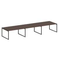Metal System Quattro Перег. стол (3 столешницы) на О-оразном м/к 40БО.ПРГ-3.4 Акация/Антрацит металл 4800*1235*750 Metal System Quattro Перег. стол (3 столешницы) на О-оразном м/к 40БО.ПРГ-3.4 Акация/Антрацит металл 4800*1235*750