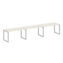 Metal System Quattro Р. ст. на 3 раб. места на О-образном м/к 50БО.СМ-3.3 Акация/Антрацит металл 4200*720*750 Metal System Quattro Р. ст. на 3 раб. места на О-образном м/к 50БО.СМ-3.3 Акация/Антрацит металл 4200*720*750
