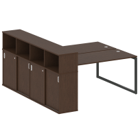 Metal System Quattro Р. ст. с шкафом-купе на О-образном м/к 40БО.РС-СШК-4.4 Т Акация/Антрацит металл 2010*2332*1098 Metal System Quattro Р. ст. с шкафом-купе на О-образном м/к 40БО.РС-СШК-4.4 Т Акация/Антрацит металл 2010*2332*1098