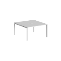 Стол-бенч двойной Sigma / 1600×1438×750 / Металл: 60×30 Белый; Столешница: Дуб темный / SG.246.OD.63.WH Стол-бенч двойной Sigma / 1600×1438×750 / Металл: 60×30 Белый; Столешница: Дуб темный / SG.246.OD.63.WH