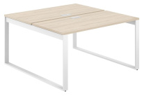 Стол-бенч с лючком Allegro / 1600×1638×750 / Профиль О-образный: 70×20 Белый / Столешница: Белый / AG.139.WH.L.72.WH Стол-бенч с лючком Allegro / 1600×1638×750 / Профиль О-образный: 70×20 Белый / Столешница: Белый / AG.139.WH.L.72.WH
