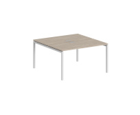 Стол-бенч двойной Sigma / 1200×1638×750 / Металл: 40×40 Белый; Столешница: Дуб темный / SG.247.OD.44.WH Стол-бенч двойной Sigma / 1200×1638×750 / Металл: 40×40 Белый; Столешница: Дуб темный / SG.247.OD.44.WH