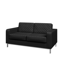 Двухместный диван Aveo AVE37520001 чёрный Двухместный диван Aveo AVE37520001 чёрный
