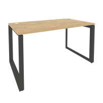 Onix Стол рабочий на О-образном м/к O.MO-SP-3.8 Тиквуд светлый/Антрацит металл 1380*800*750 Onix Стол рабочий на О-образном м/к O.MO-SP-3.8 Тиквуд светлый/Антрацит металл 1380*800*750