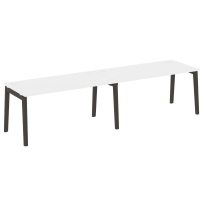 Onix Wood Рабочая станция OW.RS-2.4.8 Белый бриллиант/Дуб светлый/Белый металл 3160*800*750 Onix Wood Рабочая станция OW.RS-2.4.8 Белый бриллиант/Дуб светлый/Белый металл 3160*800*750
