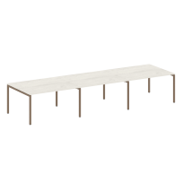 Metal System Quattro Перег. стол (3 столешницы) на П-оразном м/к 40БП.ПРГ-3.3 Акация/Антрацит металл 4200*1235*750 Metal System Quattro Перег. стол (3 столешницы) на П-оразном м/к 40БП.ПРГ-3.3 Акация/Антрацит металл 4200*1235*750