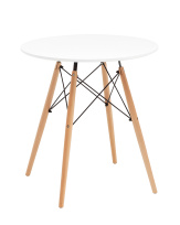Стол круглый Eames DSW NEW D70 белый Стол круглый Eames DSW NEW D70 белый