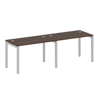 Metal System Quattro Р. ст. на 2 раб. места на П-образном м/к 50БП.СМ-2.2 Акация/Антрацит металл 2400*720*750 Metal System Quattro Р. ст. на 2 раб. места на П-образном м/к 50БП.СМ-2.2 Акация/Антрацит металл 2400*720*750