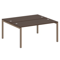 Metal System Quattro Р. ст. на П-образном м/к 50БП.РАС-СП-2.4 Акация/Антрацит металл 1600*1475*750