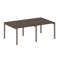 Metal System Quattro Перег. стол (2 столешницы) на П-образном м/к 50БП.ПРГ-2.1 Акация/Антрацит металл 2000*1235*750 Metal System Quattro Перег. стол (2 столешницы) на П-образном м/к 50БП.ПРГ-2.1 Акация/Антрацит металл 2000*1235*750