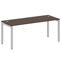 Metal System Quattro Стол офисный на П-образном м/к 50БП.СП-5 Вяз/Мокко металл 1800×720×750
