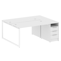 Metal System Quattro Р. ст. с тумбой на О-образном м/к 40БО.РС-СТП-2.3 Акация/Антрацит металл 1812*1475*750 Metal System Quattro Р. ст. с тумбой на О-образном м/к 40БО.РС-СТП-2.3 Акация/Антрацит металл 1812*1475*750