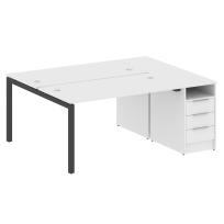Metal System Quattro Р. ст. с тумбой на П-образном м/к 50БП.РС-СТП-2.3 Акация/Антрацит металл 1812*1475*750 Metal System Quattro Р. ст. с тумбой на П-образном м/к 50БП.РС-СТП-2.3 Акация/Антрацит металл 1812*1475*750