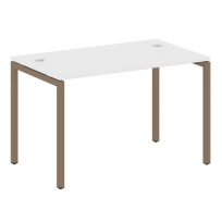 Metal System Quattro Стол офисный на П-образном м/к 40БП.СП-2 Вяз/Мокко металл 1200×720×750 Metal System Quattro Стол офисный на П-образном м/к 40БП.СП-2 Вяз/Мокко металл 1200×720×750
